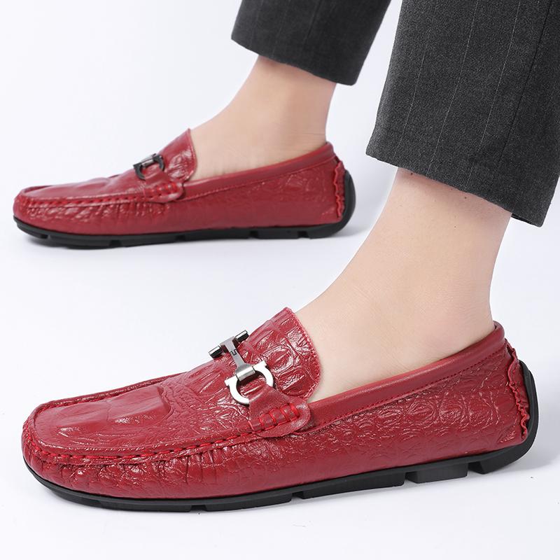 Мужская повседневная обувь из натуральной кожи — фото 3