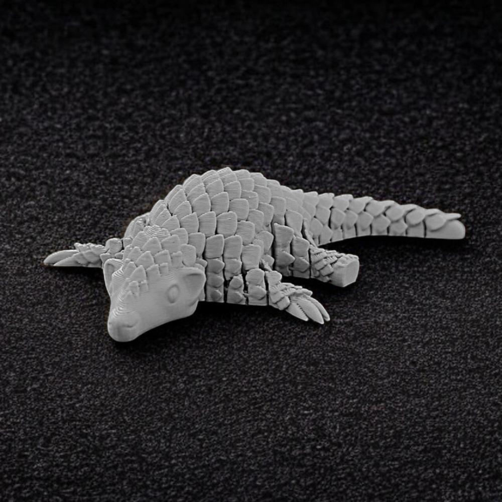 Realistic Pangolin Ornament Movable Joints 3D Printed Pangolin Model  Birthday Gift
