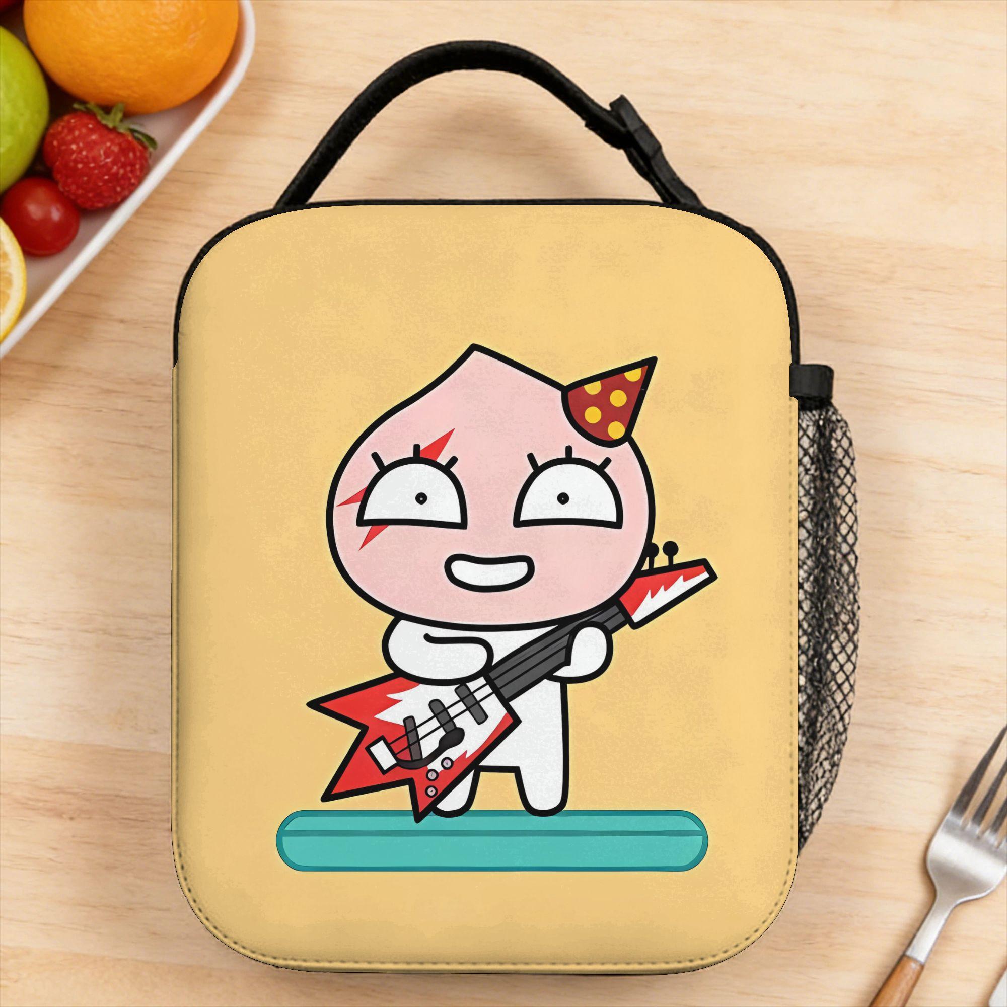 K-Kakaos F-Friends Lunch Bag For Girls School Print Lunch Box Leisure Oxford Thermal Tote Handbags One Size
