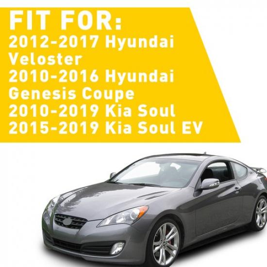 For 45218 Genesis Kia Soul / 2D Veloster White License SMD LED Plate Lights Pair