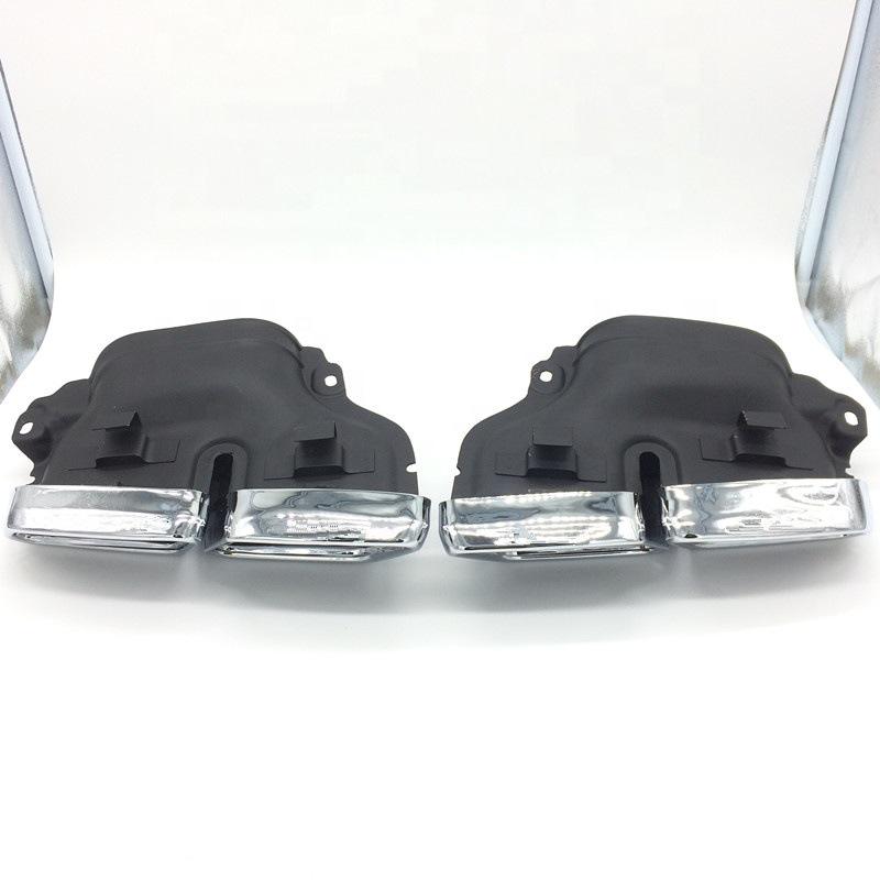 Edelstahl Auspuff Schalldämpfer Endrohr für Mercedes W205/W212/W213/E63/S65