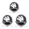 1Pcs Car ABS Logo Auto Front Hood Emblem Rear Trunk Cover Sticker for Skoda Octavia MK2 MK3 MK4 2 A7 Fabia Karoq Kodiaq Superb Rapid Yeti