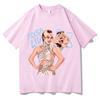 Graphic T-shirts Men and Women Summer Cotton Clothing Fashion Round Neck Short Sleeved