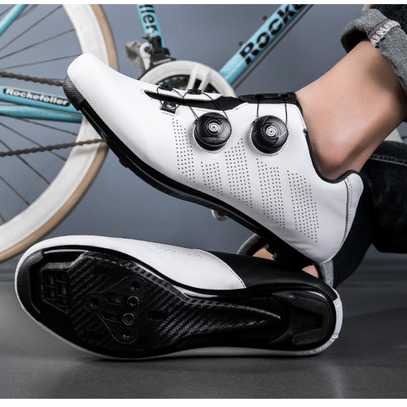 Unisex Road Mountain Bike Cycling Shoes Non-Cleat Stiff Sole Breathable Lightweight Supportive Fit