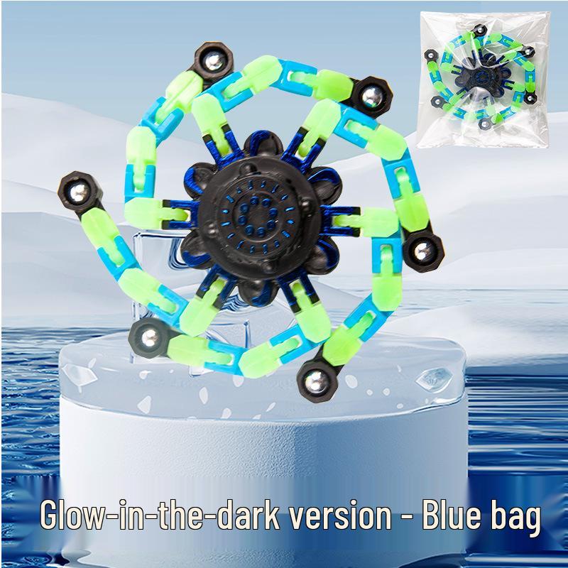Kids' Transforming Luminous Gyro Decompression Fidget Toy