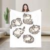 Impudent Cats Relax Classic T Shirt 1231493561 Blankets Winter  Warm Throw Blanket For Girls Home Decor Bedspread Bed Cover