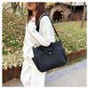 Canvas Tote Bag For Women With Inner Zip Pockets And Adjustable Strap For Casual Travel