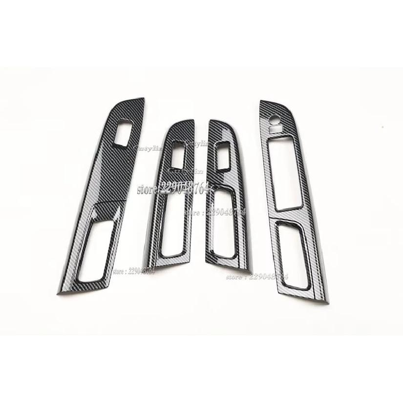 LHD RHD For subaru WRX WRX STi 2014- ABS Window Switch Panel Cover Trim Armrest Panel Lift Button Decoration Styling