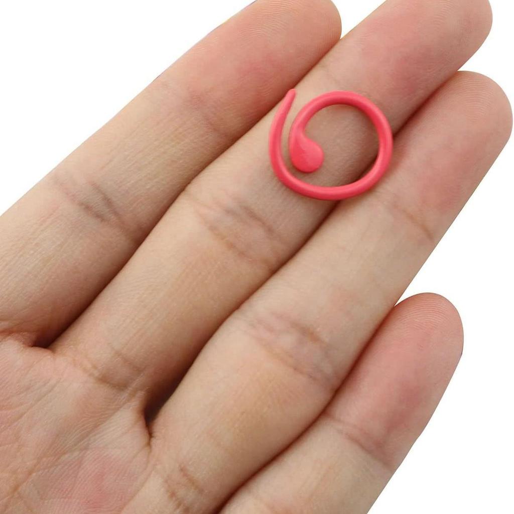 Sprossenstil Metall Geflochtene Maschenmarkierer für Stricknadeln - Offener Ring DIY Garn Schal Werkzeuge