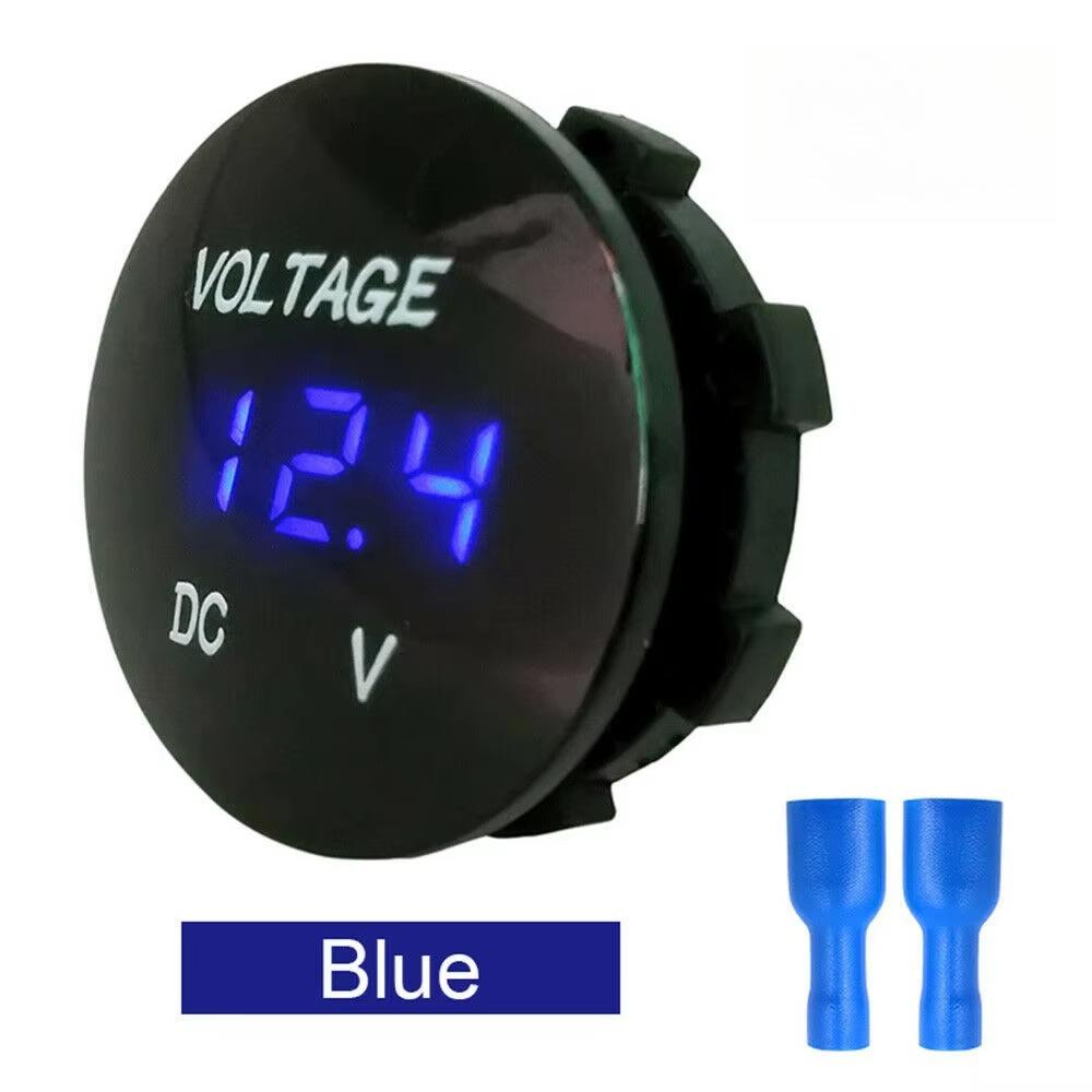 DC 12V-24V Mini Digital Voltmeter Voltage Meter Tester Led Display for Car Auto Motorcycle Boat ATV Truck Refit Accessories