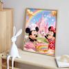 Disney Diamond Paint Mosaic Art Painting Kit Mickey Mouse Baking Cake Rainbow Castle Handmade DIY Home Decor