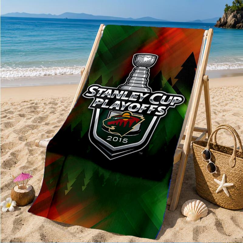 Minnesota Hockey Team Beach Towel, Super Soft Microfiber, Perfect Gift for Her/Him, Birthday, for Pool, Beach, Travel, Decor Beach Party