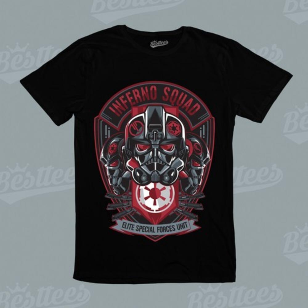 Inferno Squad Battle Front Game Star Legion Popular Commando Classic T-Shirt M