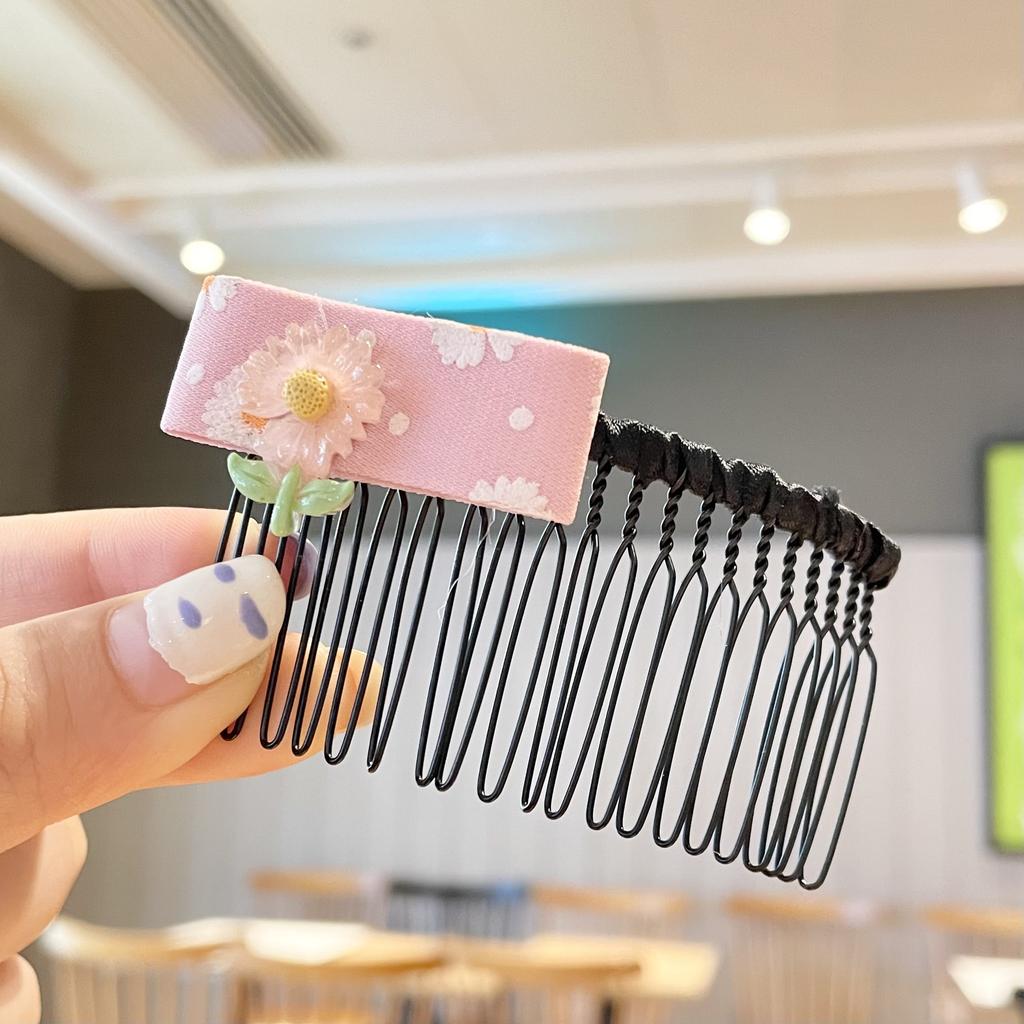 Mode Kinder Haarnadel Kleine Mädchen Pony Gebrochenes Haar Haarnadeln Mädchen Candy Farbe Süße Nette Einsatz Kamm Frauen Haar Zubehör