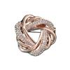 High-End Rhinestone Women's Scarf & T-Shirt Knotting Brooch Pin Accessory