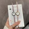 Rhinestone Bracelet Watch Round Women'S Chain List Versatile Small Fresh Women'S Watch Fashion Trend Gold Watch Medieval