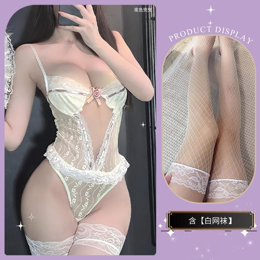 Sex Underwear Sexy Lace onesie Pure Desire Uniform Fun In Stock Abstinence Suit