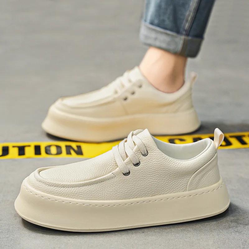 Quality Men's Casual Shoes Fashion Men's Loafers Platform Men's Board Shoes Sell Male Leisure Shoes Para Hombre