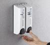 Dispenser triplo per sapone e shampoo modello 51 per docce