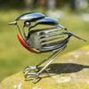 Handmade Scrap Metal Bird Statue Eco-friendly Recycled Bird Ornament Bird Art Figurine  Home Decor