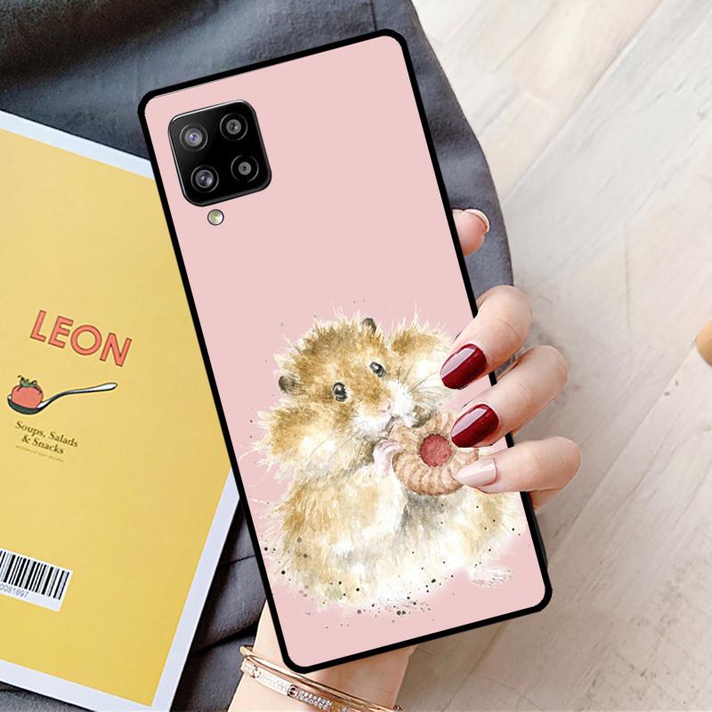 Rabbit mouse Hamster For Samsung Galaxy A15 A35 A55 A36 A56 A26 A16 A22 A32 A52 A54 A34 A53 A33 A13 A06 A05 Case