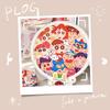 Cartoon Fan Selfie Reflector Fan Folding Fan Carry It Around Cute Little Fan In Summer Portable