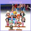 Piece One 10pcs Role Pvc Toy Model Desktop Decoration Children Christmas Gift