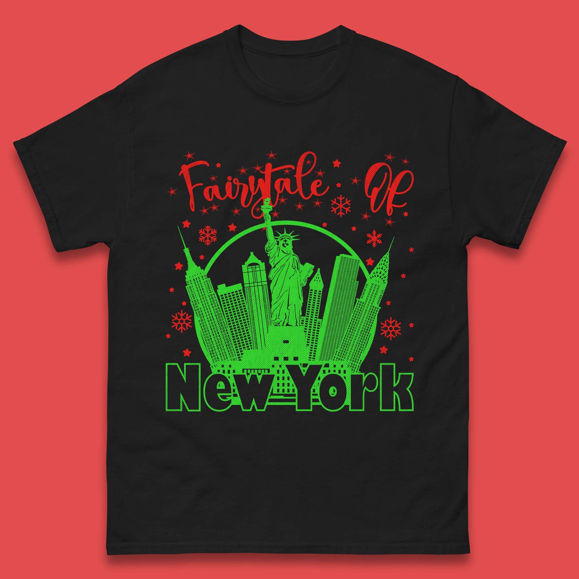 

Christmas Fairytale Of New York Mens T-Shirt Womens Tops Tees M