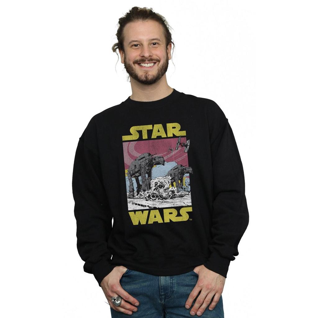 STAR WARS Mens The Last Jedi AT-AT Sweatshirt