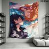Sword Art Online Wall Tapestry Aesthetic Wall Hanging Printed Fabric Blanket Decorative Tapestries for Bedroom Living Room Home Decor