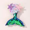 1PC New Mermaid Princess Tail Hairpin for Girls Kids Bangs Decorative Cute Cartoon Children's Baby Headwear Hair Accessories