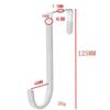 Door Hook with Rubber No Need for Drilling Cabinet, Wardrobe Door Rear Anti Slip Hook Over The Door Organizers