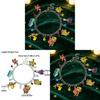 Spongebob Cartoon Charm Bracelet With Zinc Alloy Pendant For Unisex Fashion Accessory
