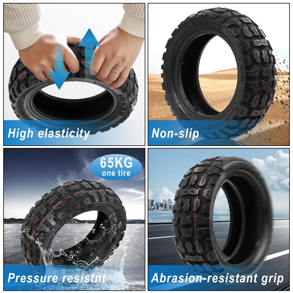 10x3.0 Vacuum Tire for Zero 10X Dualtron KUGOO M4 Pro Kaabo 10 Inch 10*3.0 Thickened Off-Road Tubeless Tyres Scooter Accessories