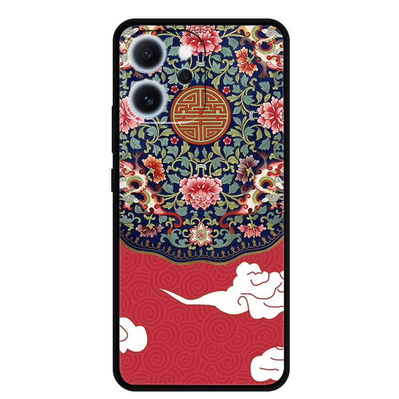 For Oppo Reno15 F Case 3D Flower Emboss Luxury Soft Silicone Phone Back Cover Case For Reno15F Reno 15 F Floral Gift Funda Coque