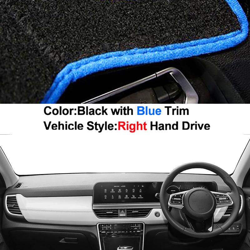 For Kia Seltos 2025 2025 2025 2025 Car Dashboard Sun Shade Cover Instrument Desk Non-slip Dash Board Sun Shade Anti-UV Pad Mat