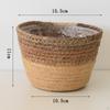 Woven Plant Basket Decorative Storage Home Decoration Container Flower Pot for Patio
