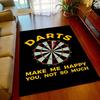 Sport carpet dart target printing carpet game room living room bedroom Area non-slip carpet door mat birthday Rugs gift  home