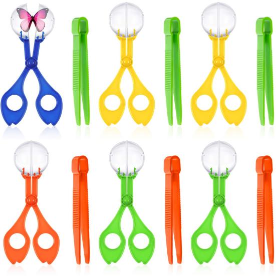Nature Exploration Toy Skill Development Hand-eye Coordination Smell-less Plastic Scissor Clamp Small Animal