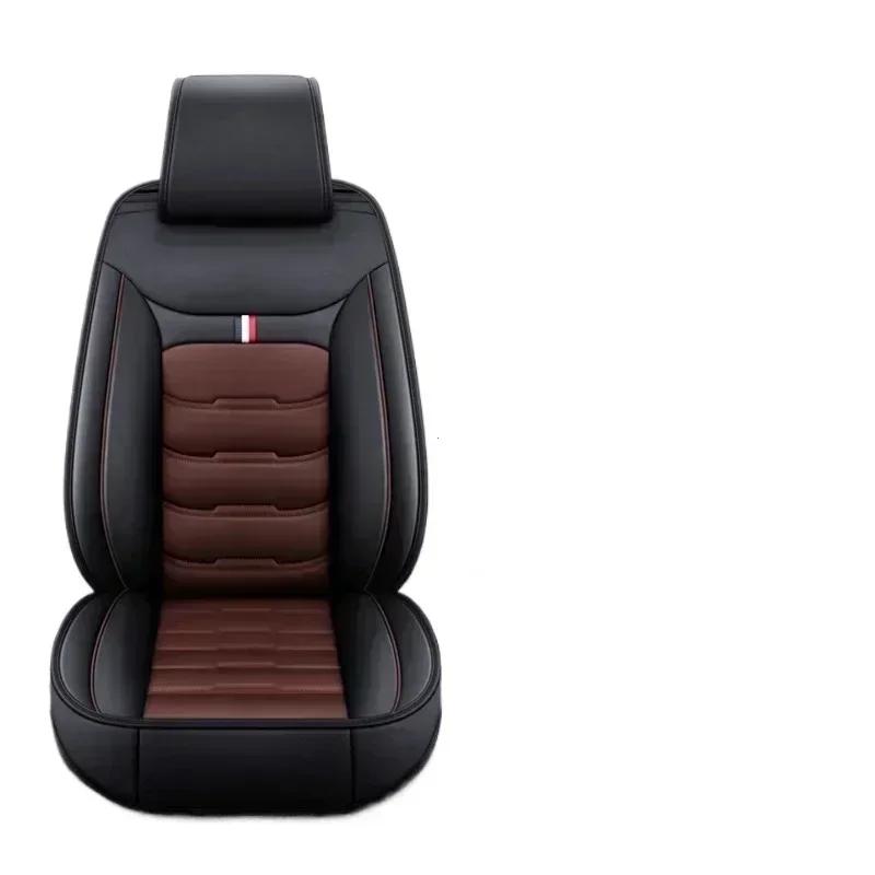 All Inclusive Seat Cover Full Leather Car Seat Protector Cushion Single Driver And Passenger All Season Universal  Accessories