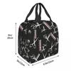 Custom Baber Shop Hairstylist Hair Dresser Tools Thermal Insulated Lunch Bag Salon Gift Resuable Lunch Tote Storage Food Box