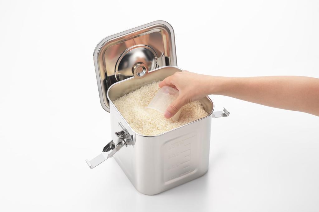 Yoshikawa Square Kitchen Pot with Gasket and 1104500 Hook, 18cm,