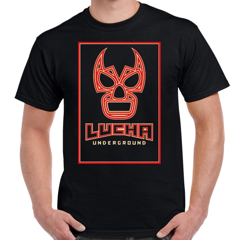 Lucha Underground Logo Adult T-Shirt S разноцветный