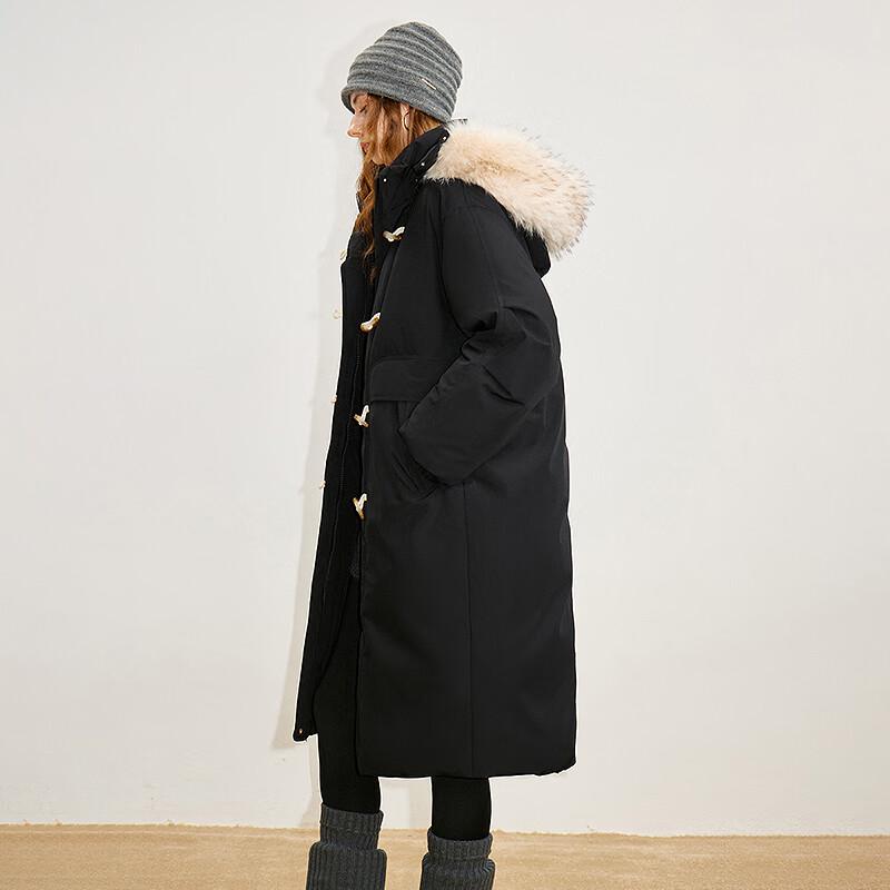 Chuyu Women's 2025 Winter Hooded Loose-fit 90% Down Jacket