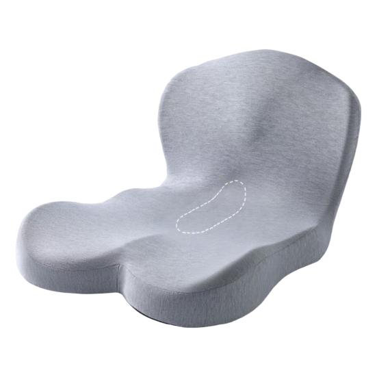 L-Shaped Seat Cushion Memory Foam Cushion with Back Support Sciatica Relief Seat Cushion for Office Chair Car Seat Wheelchair Long Hours Sitting