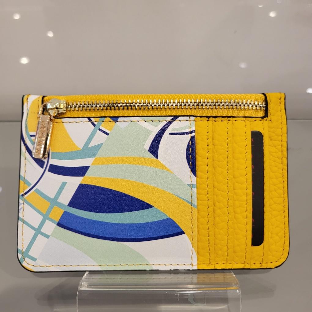 Moncross YE39161 Printed Cowhide Card Wallet Coin Purse NC Gyeongsan Branch