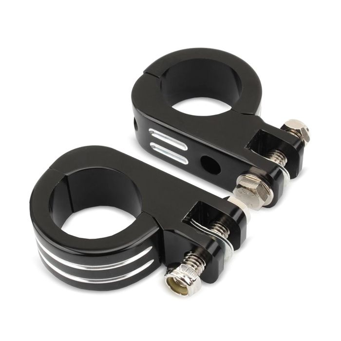 Support repose pieds pour pare cylindre 38mm compatible avec Harley Davidson HF5