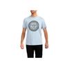 Versace Logo Print Crew Neck Short Sleeve T-Shirt Men T-Shirts Blue 10118611A120762VI70
