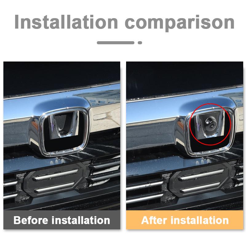 

HD Waterproof Front View Camera for 2020 Honda Breeze: Special Visual System Plastic