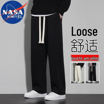 NASA MARVEL Men's Straight-Leg Casual Pants